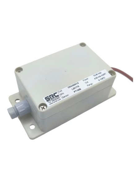 CAJA MURAL 100X68X50MM CON CONVERTIDOR HART ANALOGICO 4-20MA RANGO 0~150ºC CON PRENSAESTOPAS EN LATERALES