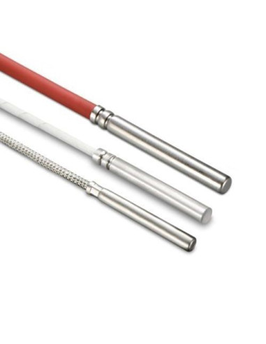 SONDA NTC10K 3950K 1% Ø 6X30 MM SALIDA CABLE SILICONA LONGITUD 3 METROS CONEXION 2 HILOS RANGO -30+180ºC