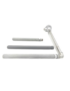 CAÑA PIROMETRICA TIPO "K" SIMPLE LONGITUD 900X400 MM CON FUNDA NITRURO DE SILICIO (SIALON) TPT2817900 CABEZA KN RANGO -50+900ºC