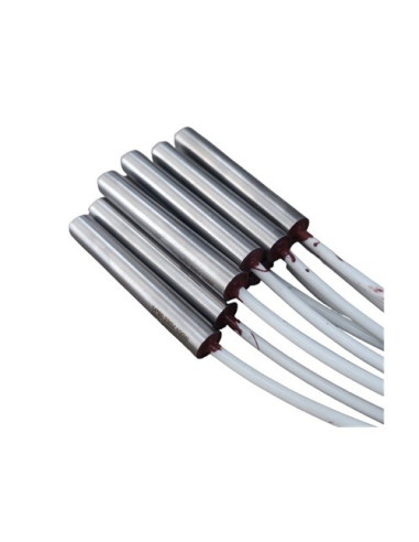 RESISTENCIA CARTUCHO Ø 20X100MM 800W 230V SALIDA CABLE 1 METRO