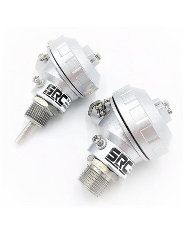 SONDA PT1000B Ø 8 X 100 MM CABEZA KS CONEXION 2 HILOS RANGO -50+180ºC