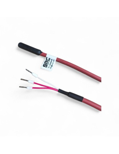 SONDA PT100B Ø 6X30MM PLASTICA SALIDA CABLE SILICONA LONGITUD 4 METROS CONEXION 3 HILOS RANGO -50+150ºC PROTECCION IP68