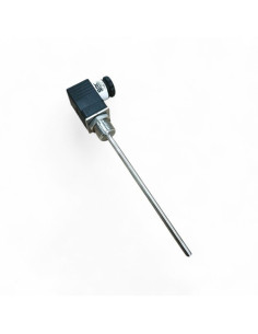 SONDA PT100B CONECTOR DIN Ø 6X200MM ROSCA G1/2" AISI316 INMERSION CONEXION 3 HILOS RANGO -50+250ºC 2