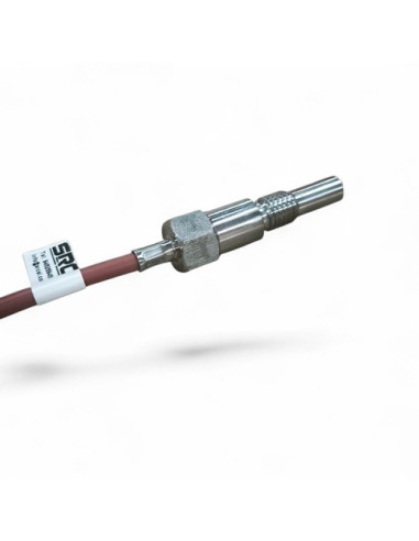 LOTE 25 UNIDADES 43124440 SONDA PT100B AISI 316L ROSCA M10 LONGITUD 63MM SALIDA CABLE SILICONA LONGITUD 1 METRO CON CONECTOR MOLEX 2 PINES RANGO -50+180ºC