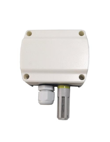 TRANSMISOR DE HUMEDAD 0-100% Y TEMPERATURA AJUSTABLE SALIDA ANALOGICA 4-20 MA