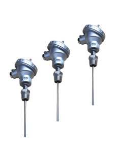 CAÑA PIROMETRICA TIPO "J" Ø 6 X 3800 MM  CABEZA KD CON CONVERTIDOR 4-20 mA RANGO 0-300ºC