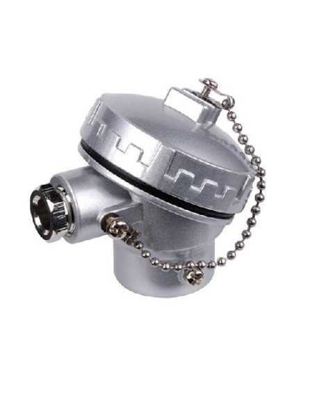 SONDA PT100B Ø 6X180MM ROSCA G1/2" CABEZA KS CONEXION 3 HILOS RANGO -50+250ºC