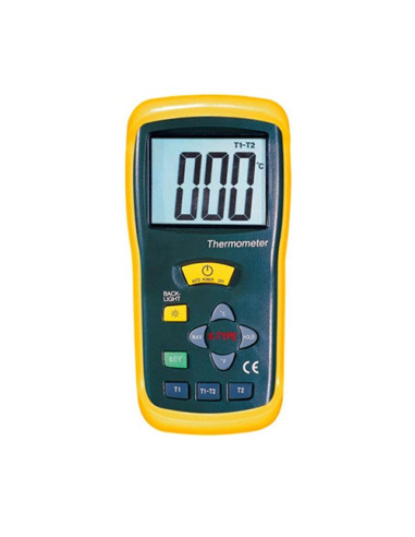 TERMOMETRO DIGITAL PORTATIL TERMOPAR "K" RANGO -50 A 1350ºC