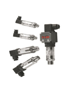 TRANSDUCTOR DE PRESION  0-500 BAR SALIDA 0-10 VCC. CONEXION G1/2" PRECISIÓN +/- 0,5% F.S.  CONECTOR DIN43650 A