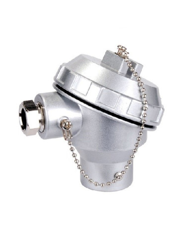 CABEZAL ALUMINIO TIPO KN A R 1/2" CON TALADRO Ø 3 X 8 MM A 5 MM DEL EXTREMO