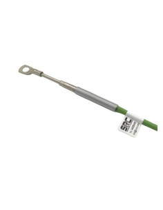 TERMOPAR ENCAMISADO TIPO "K" Ø 1,5 X 6 MTRS CON TERMINAL 40-50 EN PUNTA. CONECTOR MINI MACHO
