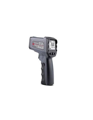 PISTOLA INFRARROJOS RANGO -50+1600ºC SPOT 50:1 (Ø16X800MM LONGITUD) CON PUNTERO LASER PRECISION +/-2ºC CON EMISIVIDAD AJUSTABLE