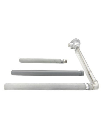 CAÑA PIROMETRICA TIPO "K" SIMPLE LONGITUD 500 X 500 MM. CON FUNDA SIALON TPT12817500 CABEZA KN RANGO -50+900ºC