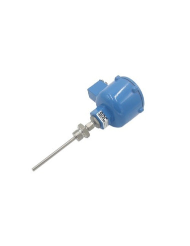 SONDA PT100B 1/3 DIN Ø 6X50MM ROSCA G1/4" CON CABEZAL ATEX XDA CONEXION 4 HILOS RANGO -50+250ºC
