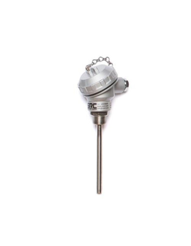 SONDA PT100B Ø 6X800MM ROSCA G1/2" CABEZA KS CONEXION 3 HILOS RANGO -50+600ºC