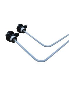 SONDA PT100B Ø 8 X 900 X 110 X 40 MM TEFLONADA CABEZA KB CONEXION 3 HILOS RANGO -50+250ºC (SALIDA CABLE 90º DERECHA)