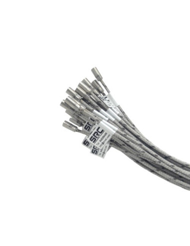 TERMOPAR TIPO "J" Ø 5X10MM SALIDA CABLE MALLA/FIBRA LONGITUD 1000MM RANGO -50+350ºC