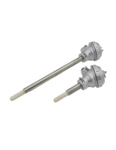 CAÑA PIROMETRICA TIPO "K" DOBLE Ø 21,3X1260MM AISI 446 TUBO INTERIOR CERAMICO 610 RACOR G1 1/2" A 1060MM CON ZOCALO KN-4-PC RANG 2