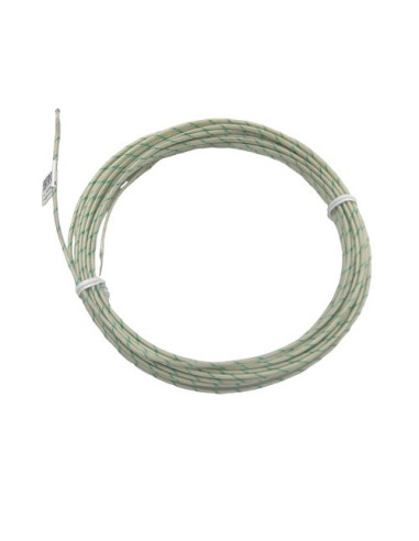 TERMOPAR TIPO "K" CABLE GF3 2 X0,5 MM LONGITUD 6000 MM RANGO -50+400ºC