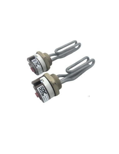 RESISTENCIA INMERSION MONOFASICA CON TERMOSTATO 30-90ºC ROSCA G1-1/4" LONGITUD 325MM 3000W 230VAC