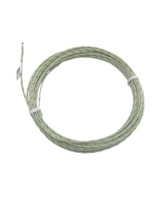 TERMOPAR TIPO "K" CABLE GF3 2X0,5MM LONGITUD 12 METROS RANGO -50+400ºC