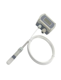 SENSOR DE HUMEDAD 0-100% HR Y TEMPERATURA -40+100ºC AJUSTABLE SALIDA 4-20mA SENSOR ESTANDAR CON CABLE LONGITUD 3 METROS Y DISPLAY DIGITAL IP65 2