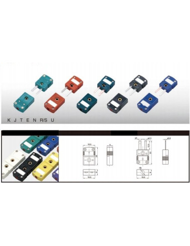 CONECTOR MINI MACHO TIPO "K" IEC