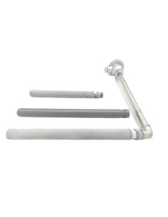 CAÑA PIROMETRICA TIPO "K" SIMPLE LONGITUD 700X700MM CON FUNDA AISI446 Ø 21,3 X 700 MMCABEZA KN RANGO -50+1100ºC