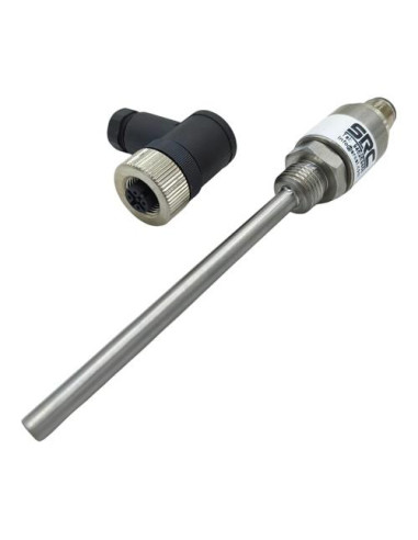 SONDA PT100B Ø 6X250MM CON CONECTOR M12 RANGO -50+250ºC