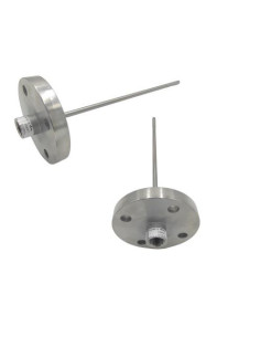 FUNDA DE PROTECCION AISI 316 Ø 8X300MM SOPORTE BRIDA DN25 ROSCA INTERIOR G1/2"