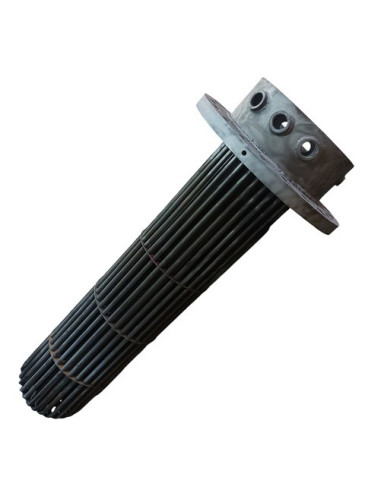 RESISTENCIA BRIDA 05A PN10 DN350  Ø 505 MM CON 54 ELEMENTOS Ø 10X1500 MM AISI316 125KW 400VAC CONEXION ESTRELLA Y CAJA CONEXION 