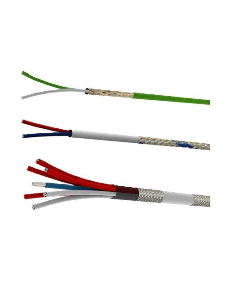 CABLE DE COMPENSACION TIPO "S" 2X1,5 MM2 FV+FV+ MALLA METALICA