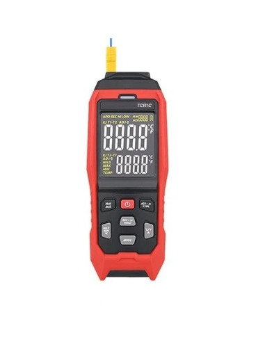 INDICADOR/REGISTRADOR  DIGITAL PORTATIL DE 1 CANAL TERMOPAR K/J/T RANGO -200 ℃ ~1372 ℃ CON REGISTRO DATOS+ CONECTIVIDAD USB PARA