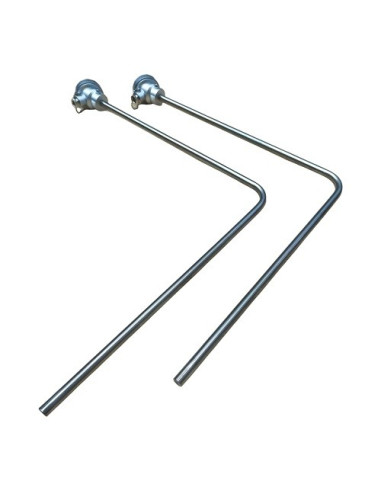 CAÑA PIROMETRICA TIPO "K" Ø 12X500X500MM ACODADA CABEZA KN