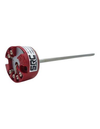 SONDA PT100B Ø 6X235MM CON CONVERTIDOR 4-20mA RANGO 0+350ºC