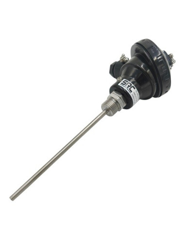 SONDA PT100B Ø 12X2680MM CABEZA KB (BAQUELITA) CONEXION 3 HILOS RANGO -50+180ºC