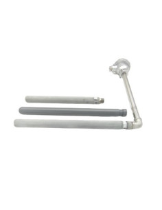 CAÑA PIROMETRICA TIPO "K" SIMPLE LONGITUD 850X400MM CON FUNDA REFORZADA FCSN28700R1/2 CABEZA KN RANGO -50+900ºC