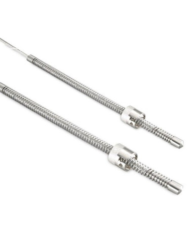 TERMOPAR BAYONETA TIPO "J" MODELO 6 SALIDA CABLE FIBRA/MALLA METALICA LONGITUD 14 METROS RANGO -50+400ºC