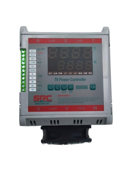 CONTROL DE POTENCIA TRIFASICO 75A 480VAC ALIMENTACION 24VDC ENTRADA ANALOGICA 4-20mA CON ALARMA SALIDA RELE