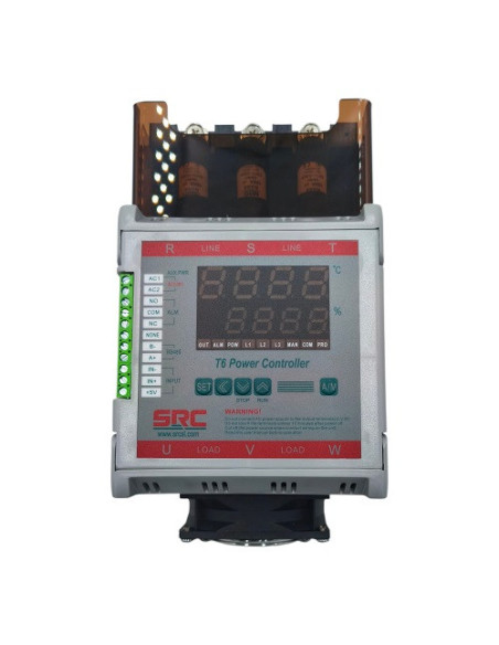 CONTROL DE POTENCIA TRIFASICO 100A 480VAC ALIMENTACION 230VAC ENTRADA ANALOGICA 4-20mA CON ALARMA SALIDA RELE