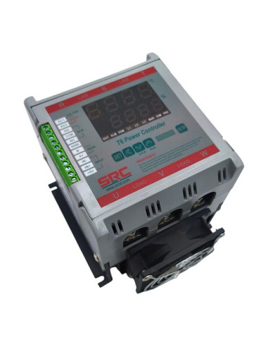 CONTROL DE POTENCIA TRIFASICO 75A 440VAC ALIMENTACION 230VAC ENTRADA ANALOGICA 0-10 VDC CON ALARMA SALIDA RELE