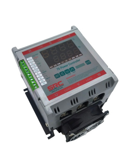 CONTROL DE POTENCIA TRIFASICO 75A 480VAC ALIMENTACION 230VAC ENTRADA ANALOGICA 4-20mA CON ALARMA SALIDA RELE