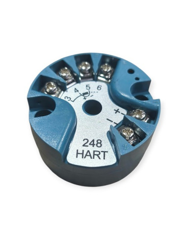 CONVERTIDOR CABEZAL DIN ENTRADA PROGRAMABLE SALIDA 4-20 MA AISLADO GALVANICAMENTE CON COMUNICACION HART