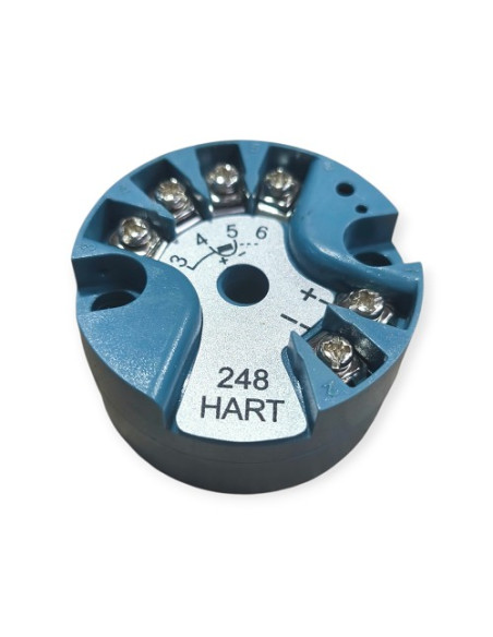 CONVERTIDOR CABEZAL DIN ENTRADA PROGRAMABLE SALIDA 4-20 MA AISLADO GALVANICAMENTE CON COMUNICACION HART