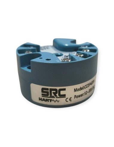 CONVERTIDOR CABEZAL DIN ENTRADA PROGRAMABLE SALIDA 4-20 MA AISLADO GALVANICAMENTE CON COMUNICACION HART