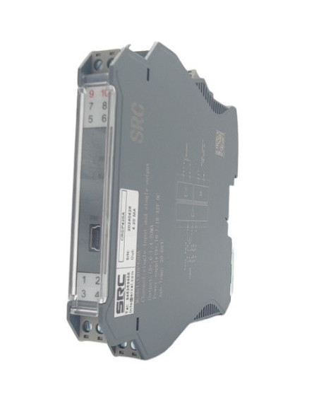 CONVERTIDOR RAIL DIN ENTRADA TERMOPAR "J" RANGO 0-100ºC SALIDA 0-10VDC CON AISLAMIENTO GALVANICO